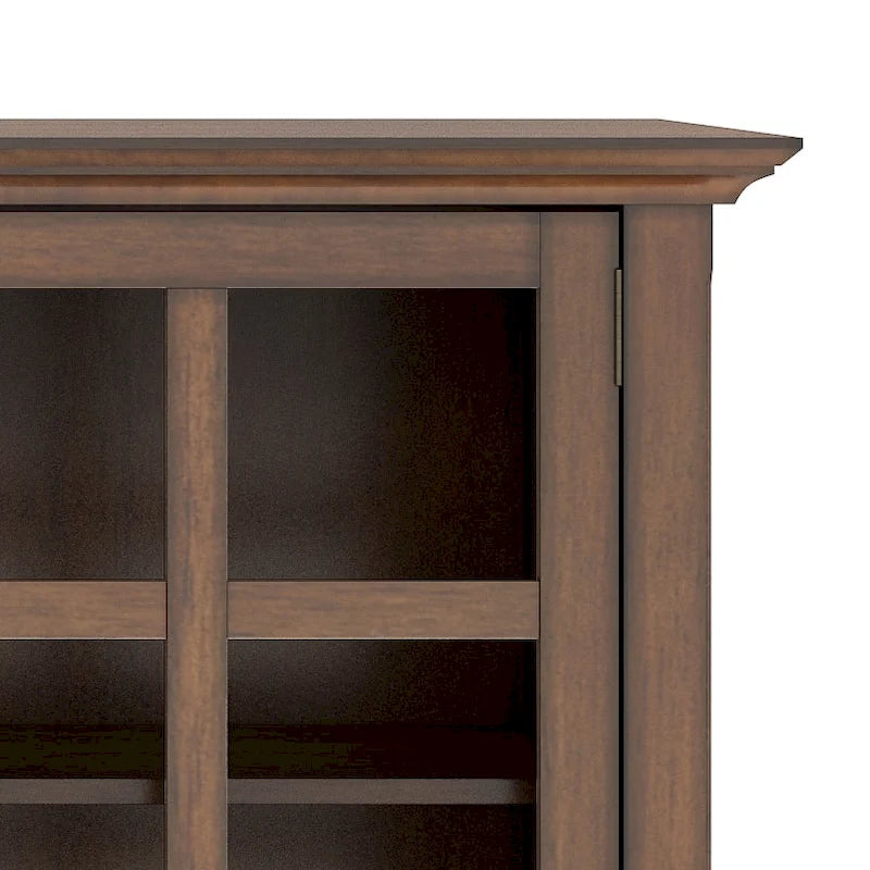 WYNDENHALL Normandy SOLID WOOD 62 inch Wide Transitional Wide Storage Cabinet - 62w x 18d x 34 h