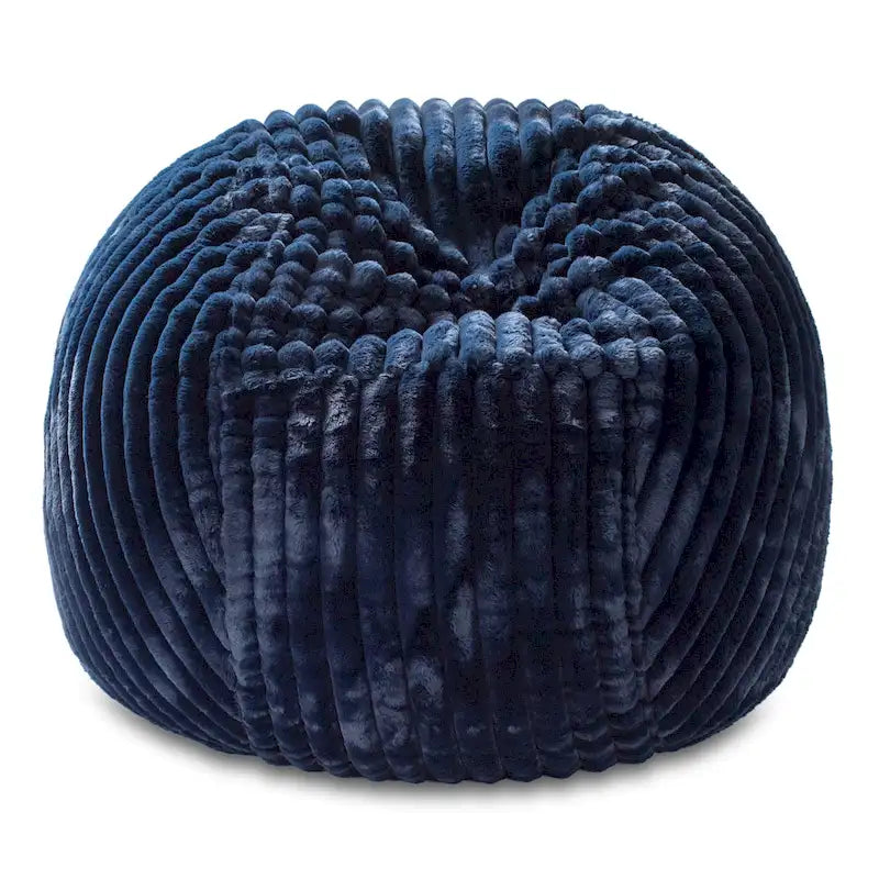 Jaxx Saxx 5 Foot Large Bean Bag Chair w/ Removable Cover for Adults, Mondo Fur