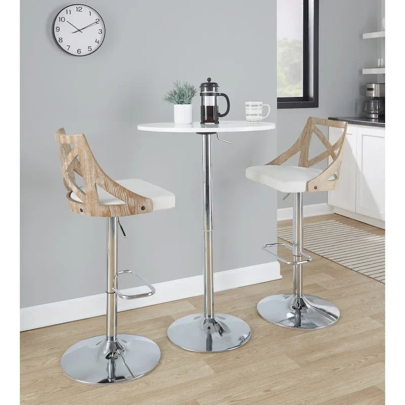 Porch & Den Bixby Adjustable Bar Table