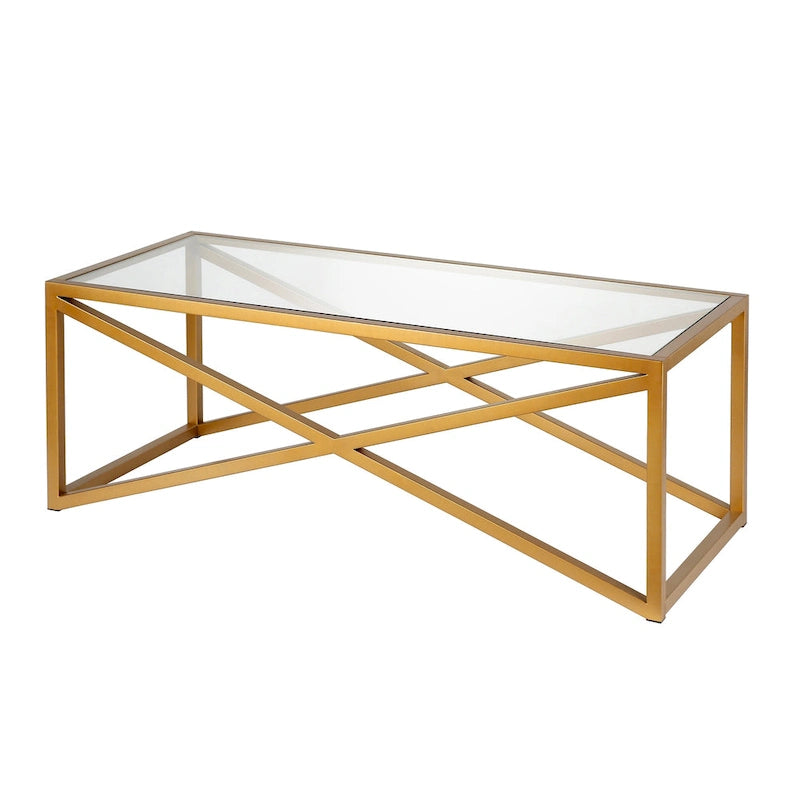 Silver Orchid Stifter Blackened Bronze Coffee Table