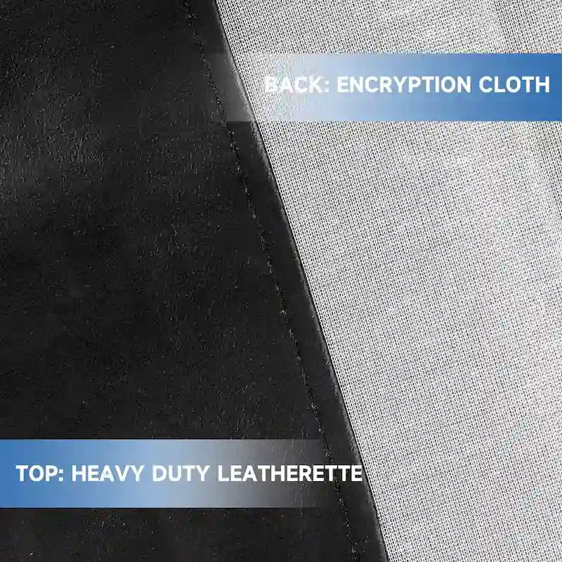 GSE 7ft/8ft/9ft Heavy Duty PU Leatherette Billiard Pool Table Cover - Black