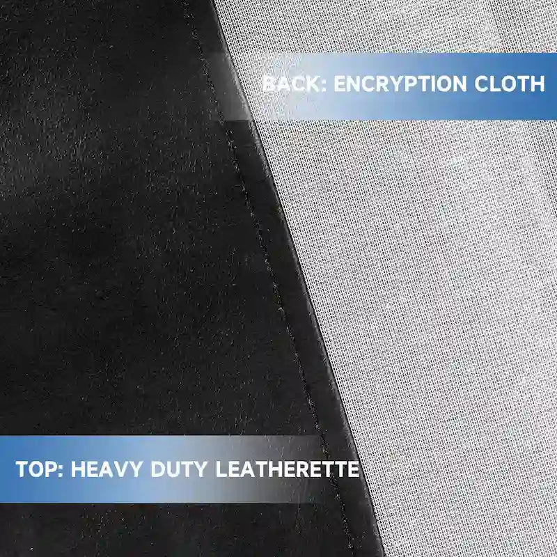 GSE 7ft/8ft/9ft Heavy Duty PU Leatherette Billiard Pool Table Cover - Black
