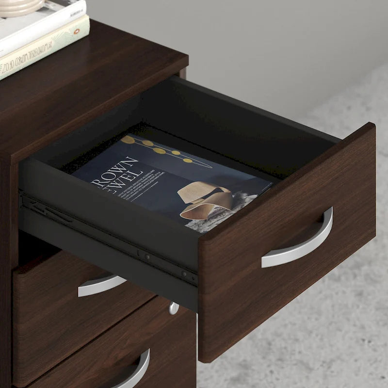 Studio C 60W Desk with Return and Cabinet by Bush Business Furniture