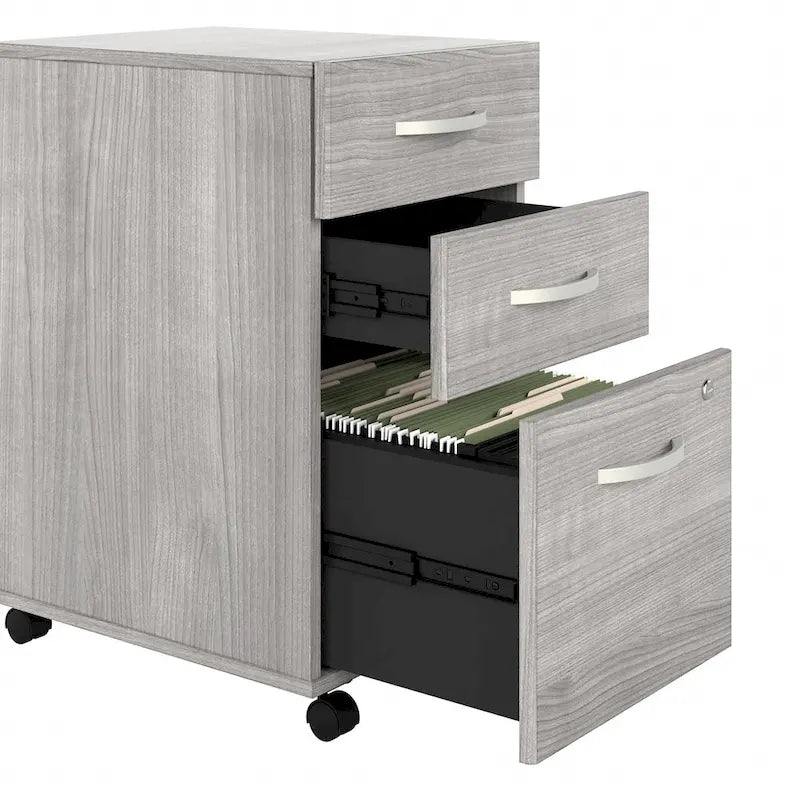 Studio C 60W Desk with Return and Cabinet by Bush Business Furniture