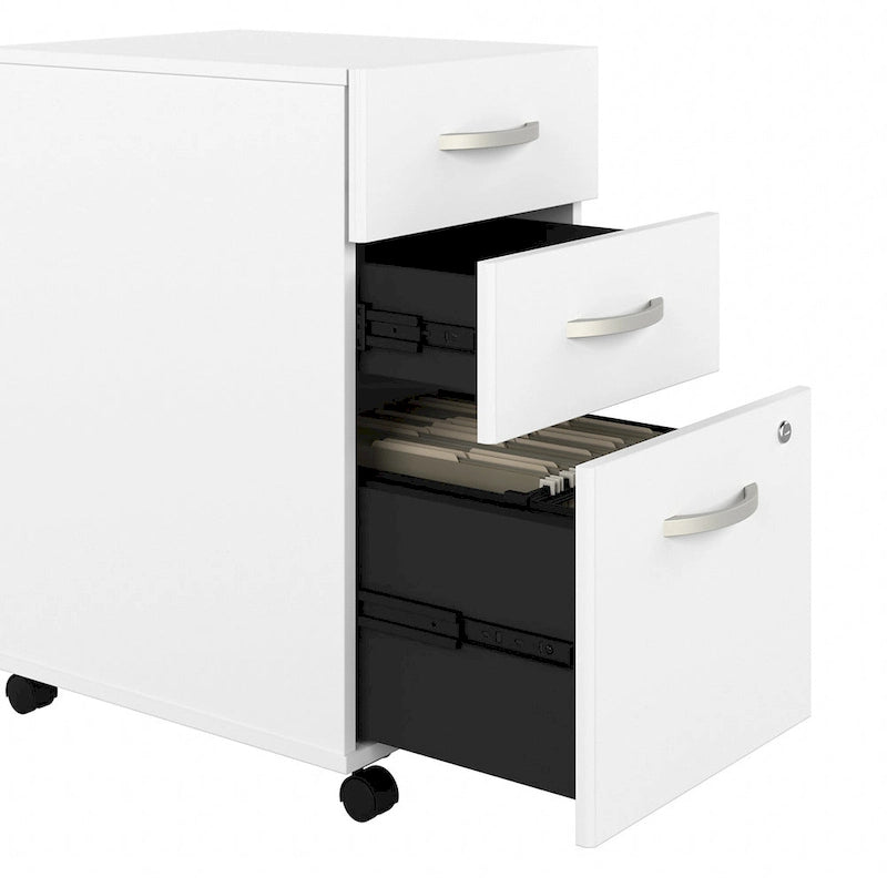 Studio C 60W Desk with Return and Cabinet by Bush Business Furniture