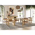 Nova Domus Oshana Modern White Oak Dining Table
