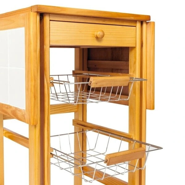 Carson Carrington Jokkmokk Drop Leaf Kitchen Island