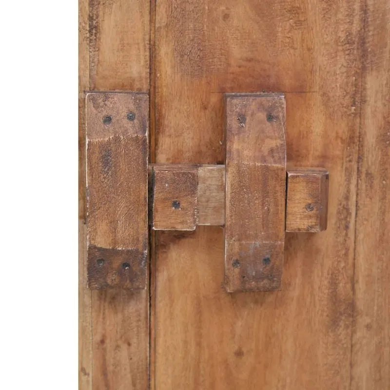 vidaXL Bedside Cabinet Solid Wood Mahogany