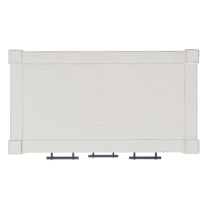 SAFAVIEH Philomene Distressed White 3-Drawer Console Table - 23.5 W x 13 L x 29.5 H - 24Wx13Dx30H