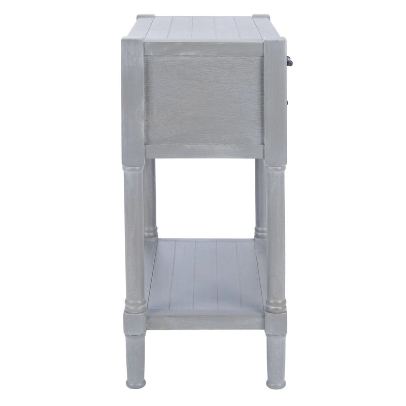 SAFAVIEH Philomene Distressed White 3-Drawer Console Table - 23.5 W x 13 L x 29.5 H - 24Wx13Dx30H