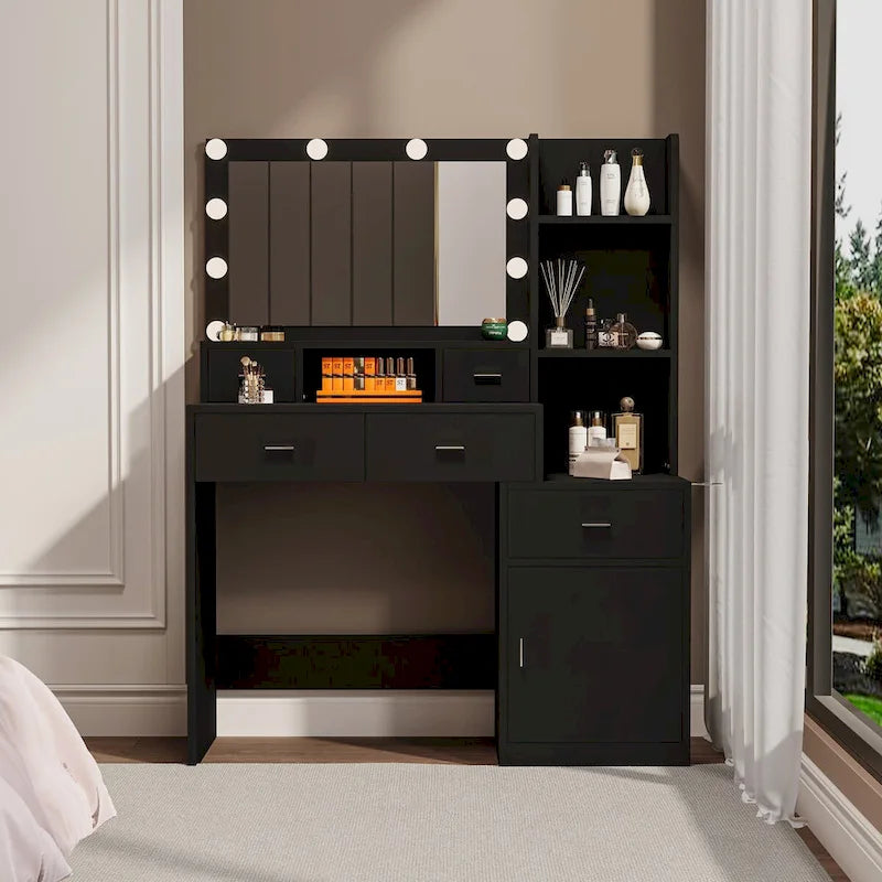 dressing table with drawers