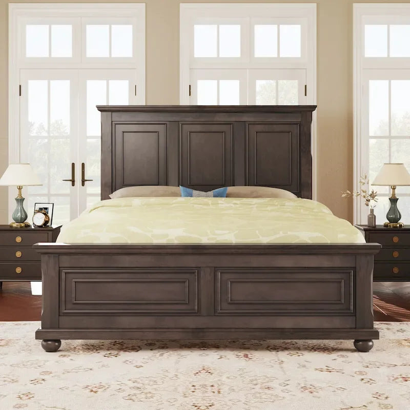 Traditional Town Wood Vintage Bed