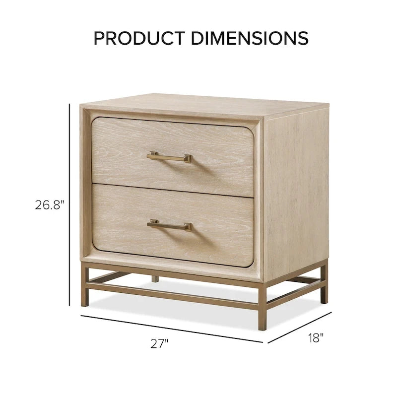 Furniture of America Drayden Transitional Oak Solid Wood 3-Piece Bed, Chest and Nightstand Bedroom Set