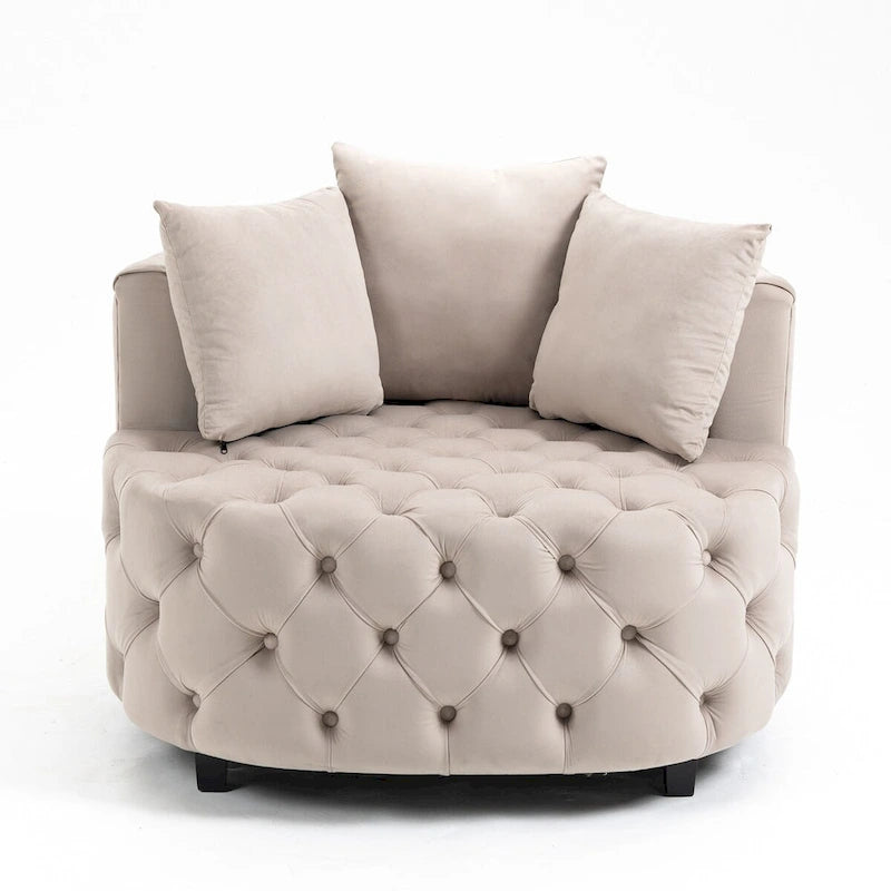 Accent Chair / Classical Barrel Chair for living room / Modern Leisure Chair