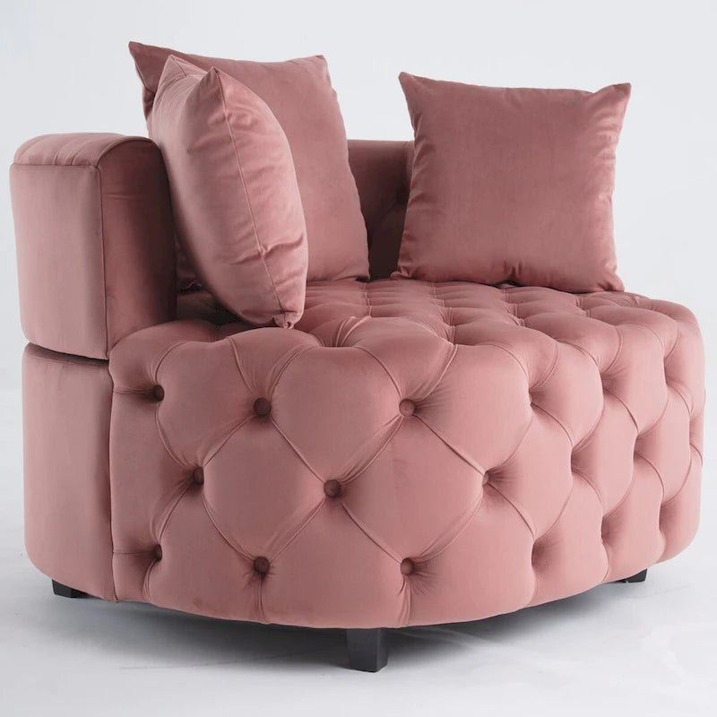 Accent Chair / Classical Barrel Chair for living room / Modern Leisure Chair