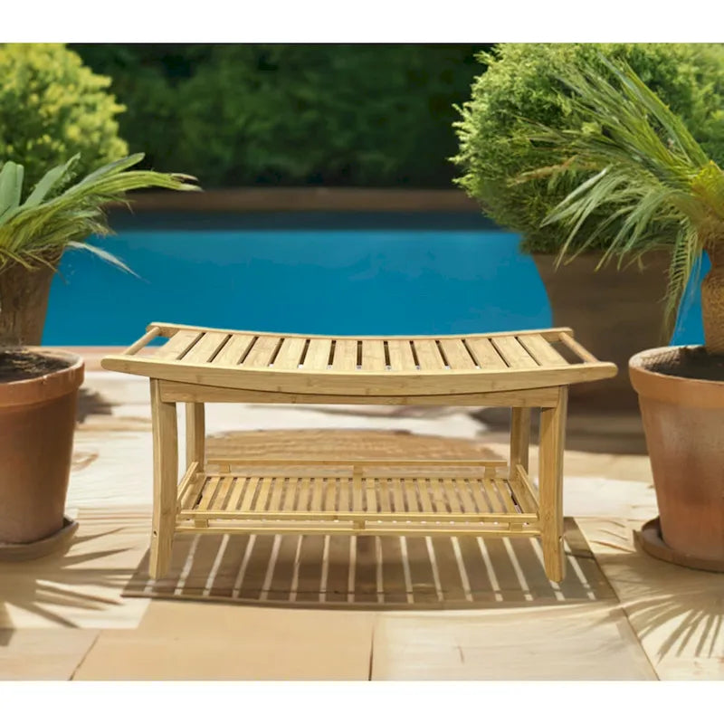 Solid Bamboo Premier 39 Spa Bench