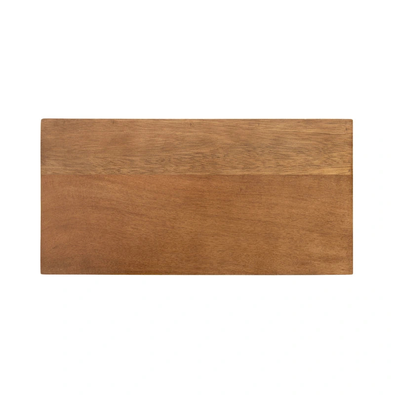 Kate and Laurel Karlsen Wood and Metal Slim Side Table