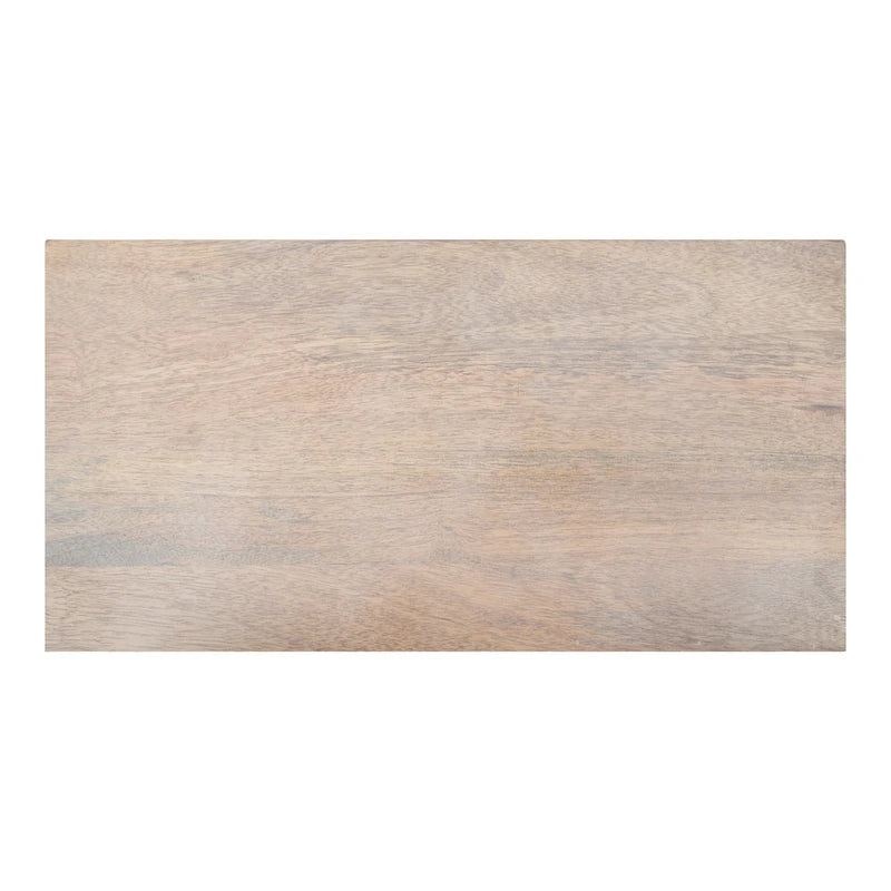 Kate and Laurel Karlsen Wood and Metal Slim Side Table