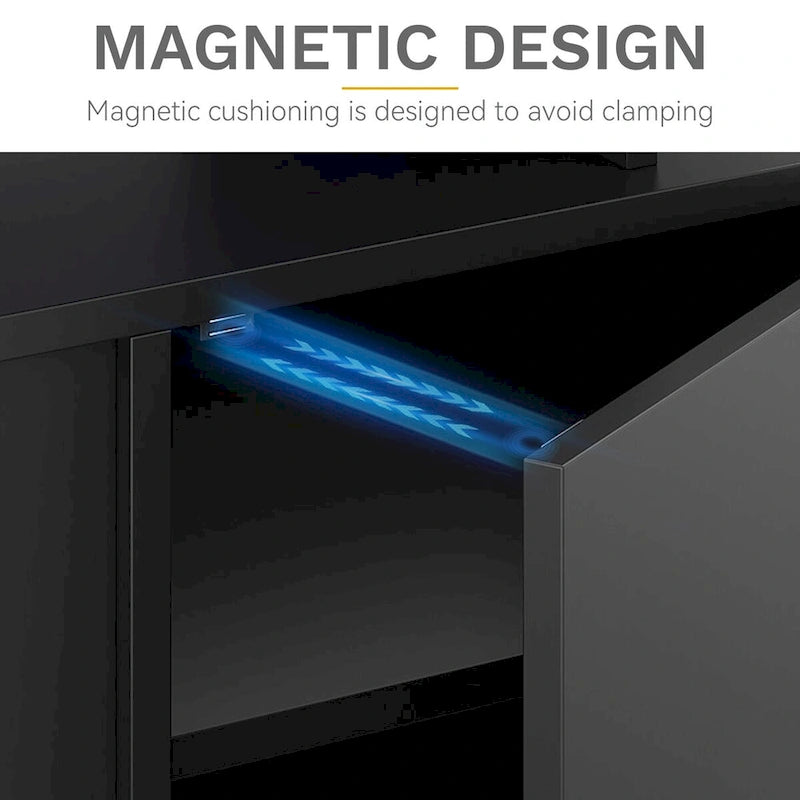 Moasis Modern TV Stand for TVs Up to 75 - 15.7D x 70W x 25.1H