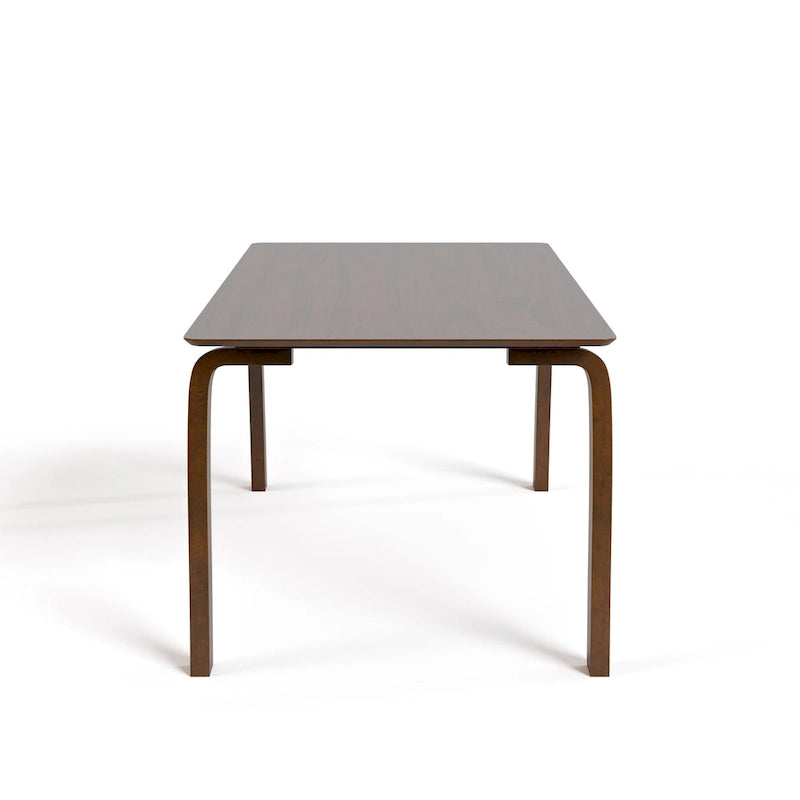 Furniture of America Beau I Mid-century Walnut 5-Piece Rectangle Dining Table Set