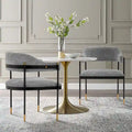 Manhattan Comfort Modern Lia Boucle Dining Armchair