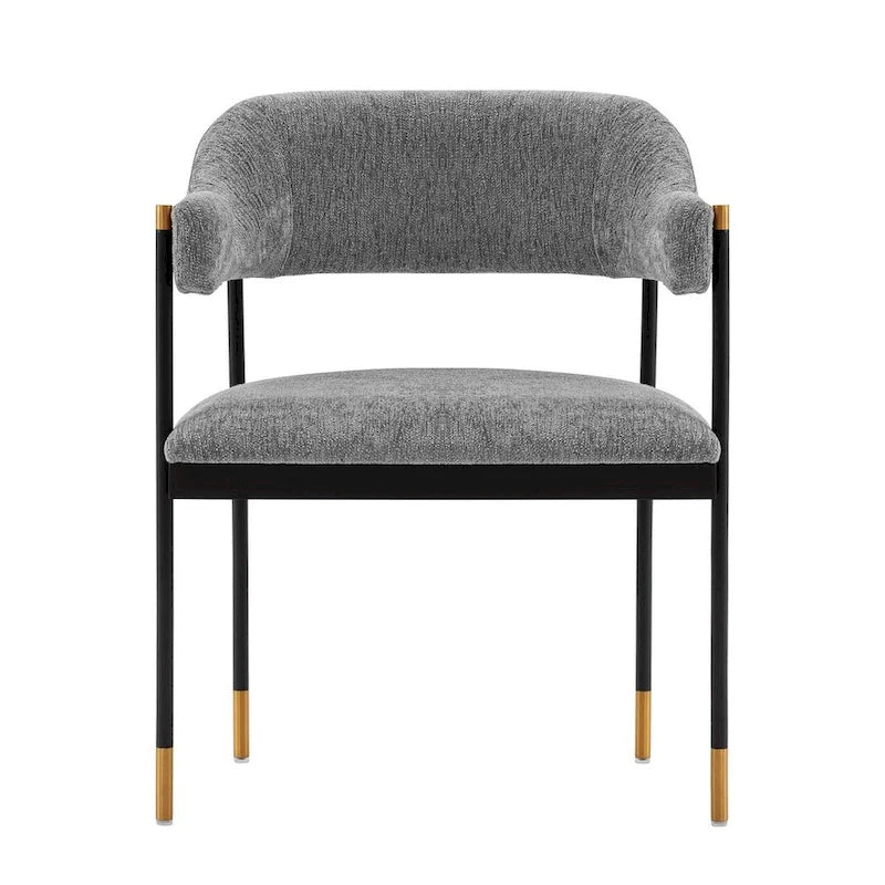 Manhattan Comfort Modern Lia Boucle Dining Armchair