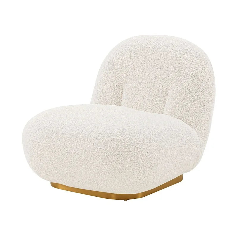 Manhattan Comfort Modern Lia Boucle Dining Armchair