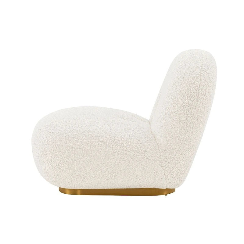 Manhattan Comfort Modern Lia Boucle Dining Armchair