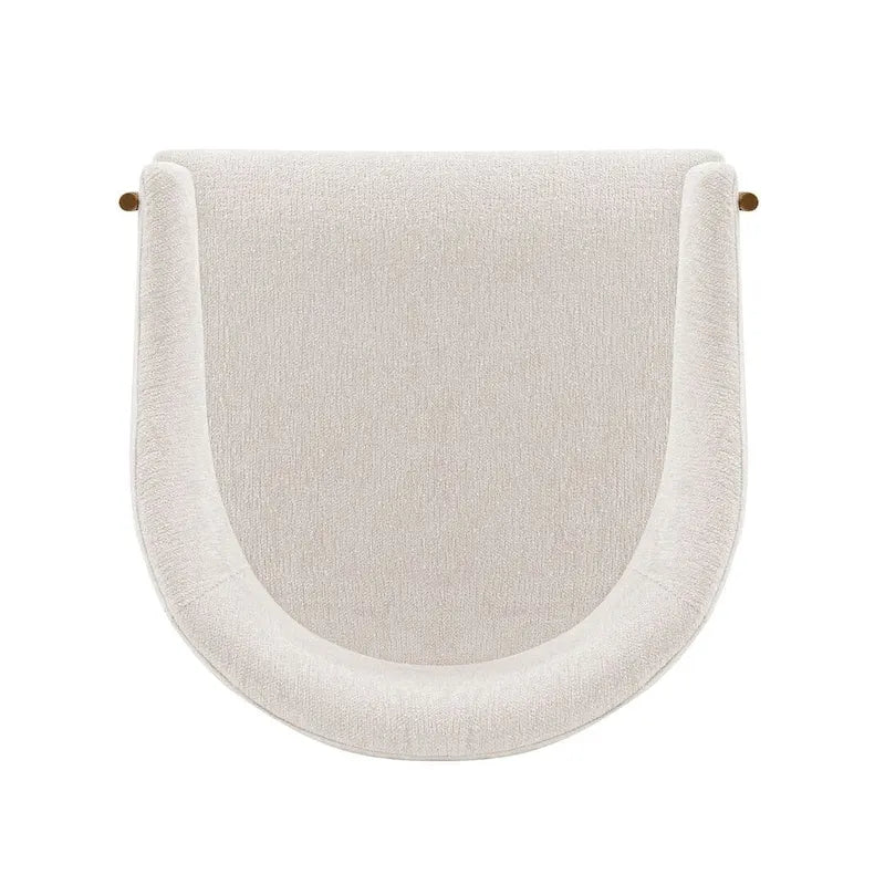 Manhattan Comfort Modern Lia Boucle Dining Armchair