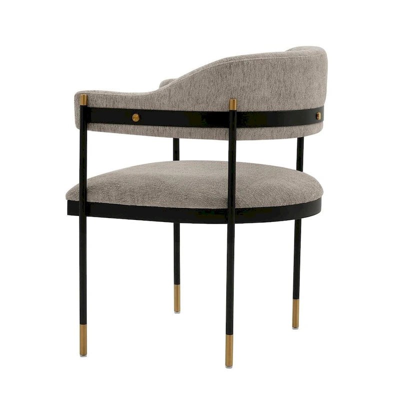 Manhattan Comfort Modern Lia Boucle Dining Armchair