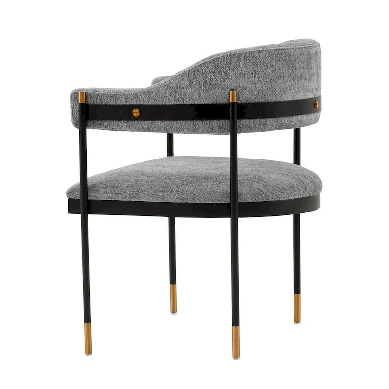 Manhattan Comfort Modern Lia Boucle Dining Armchair