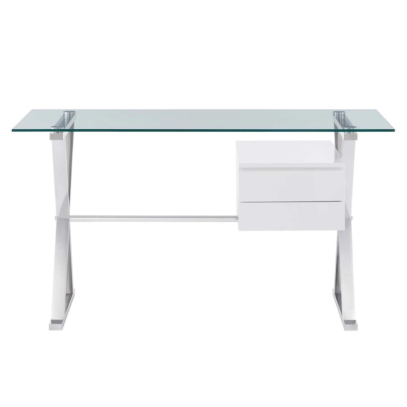 Sector 56 Glass Top Glass Office Desk