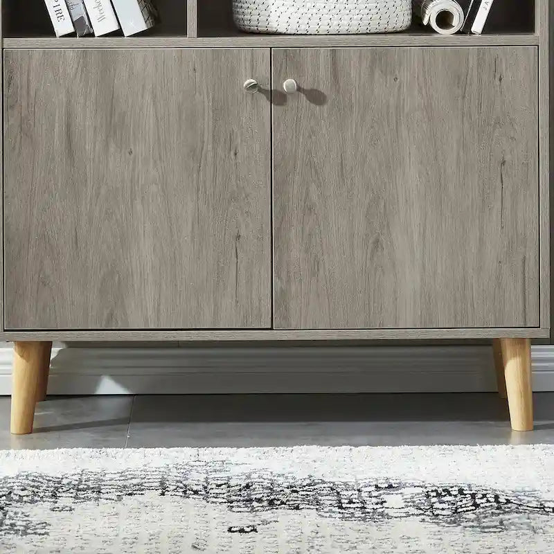 Bookcase,Bookshelf with Doors