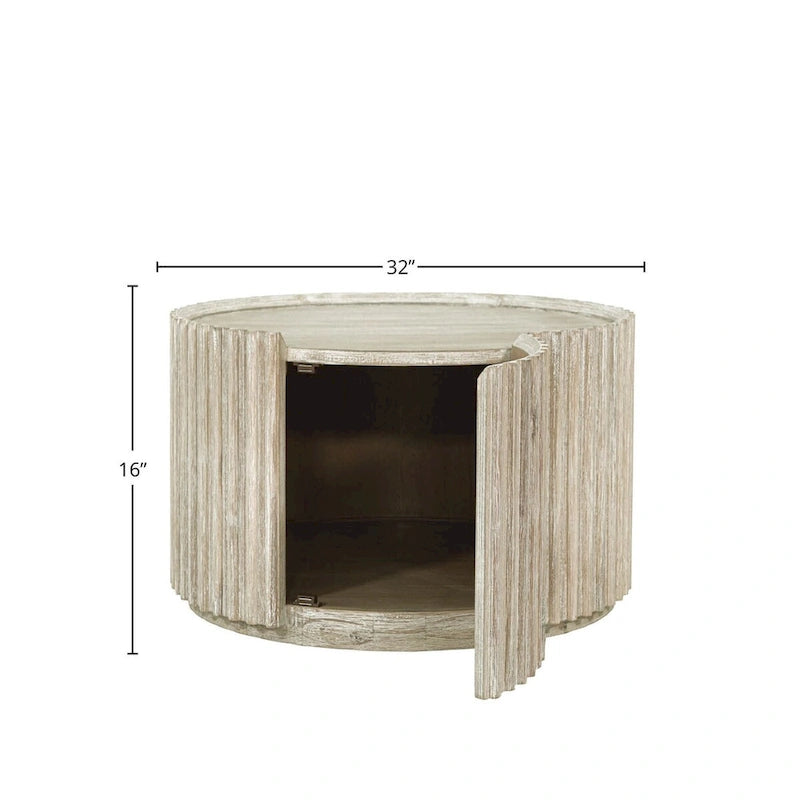 Willow Acacia Round Coffee Table