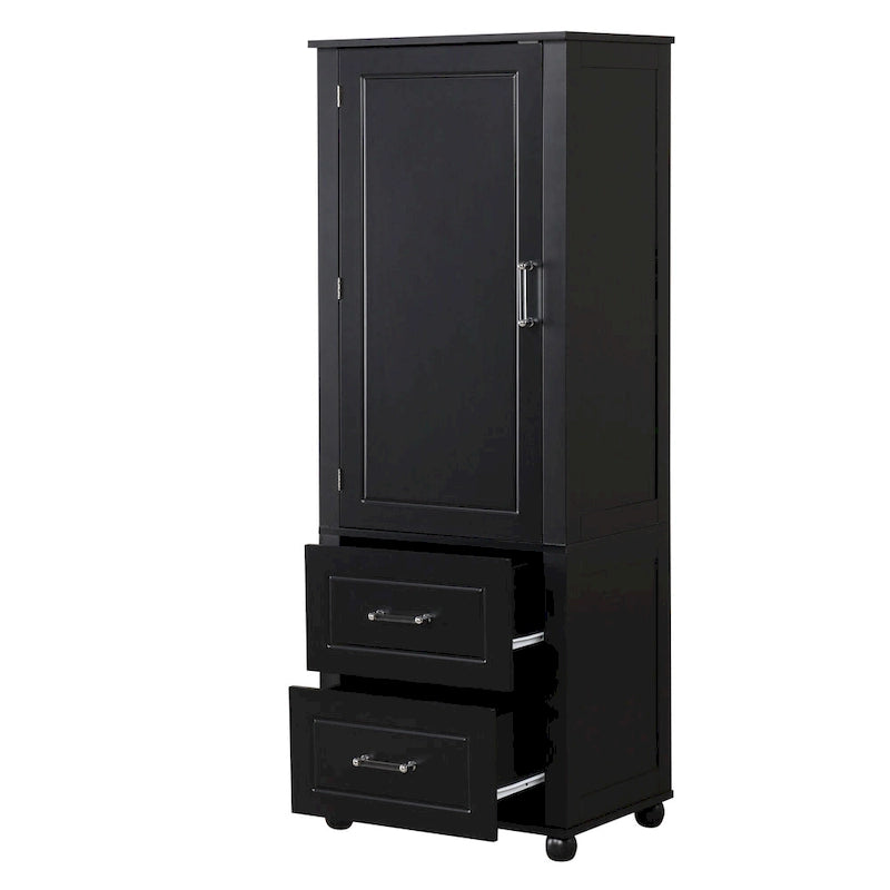 Freestanding Storage Cabinet with Two Drawers