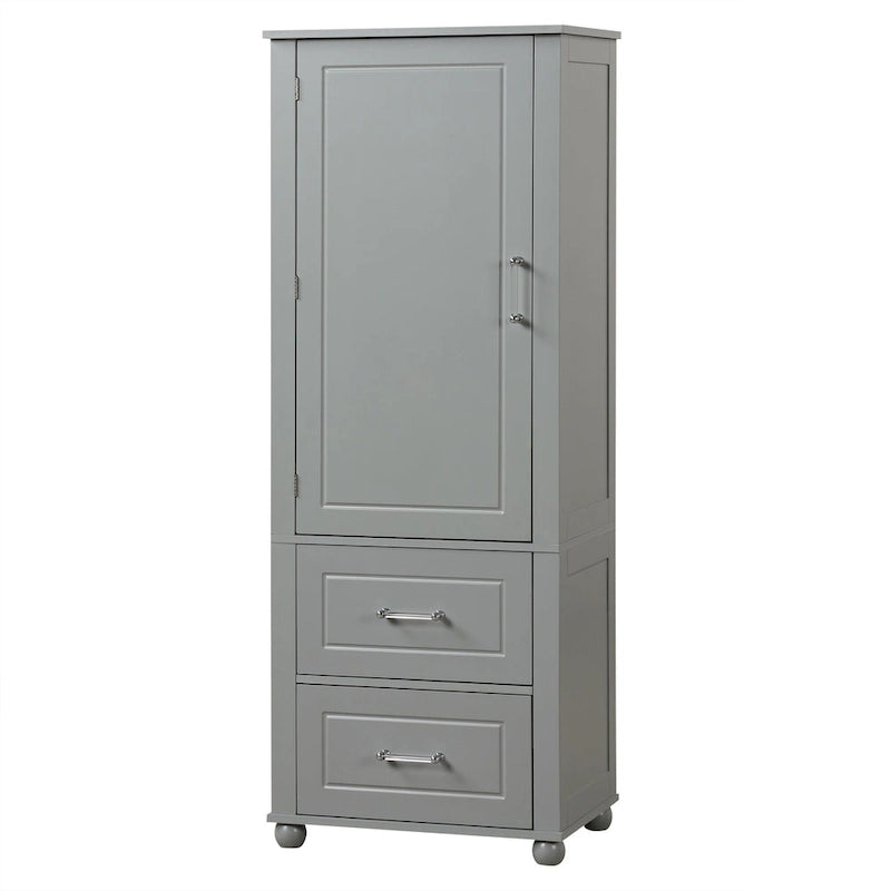 Freestanding Storage Cabinet with Two Drawers
