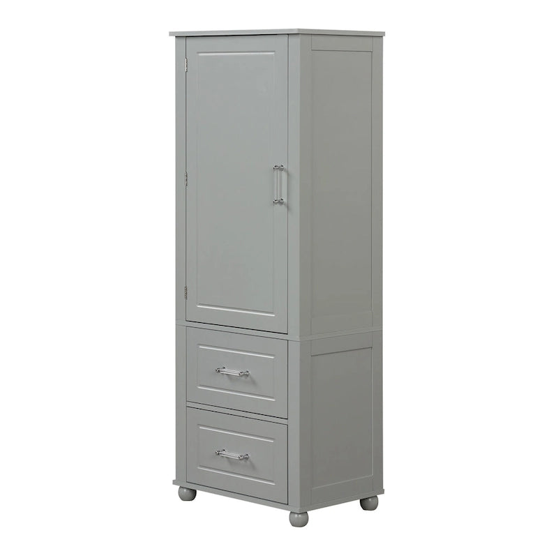 Freestanding Storage Cabinet with Two Drawers