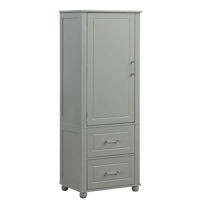 Freestanding Storage Cabinet with Two Drawers