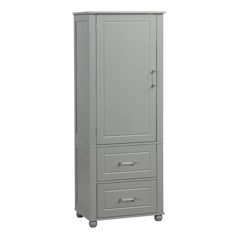 Freestanding Storage Cabinet with Two Drawers