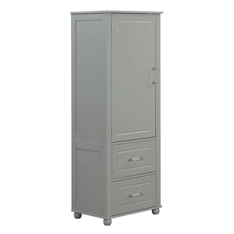 Freestanding Storage Cabinet with Two Drawers