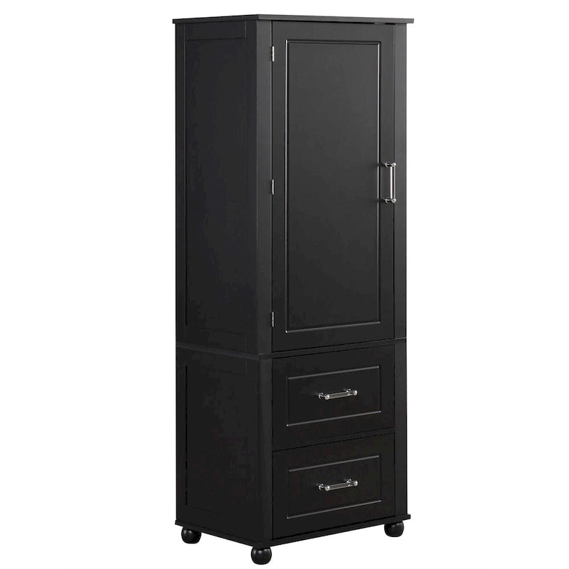 Freestanding Storage Cabinet with Two Drawers
