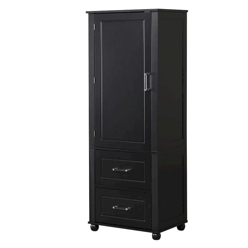 Freestanding Storage Cabinet with Two Drawers