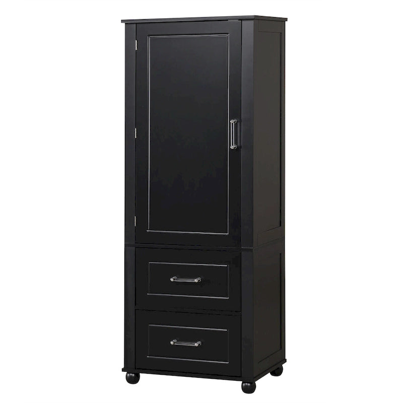 Freestanding Storage Cabinet with Two Drawers