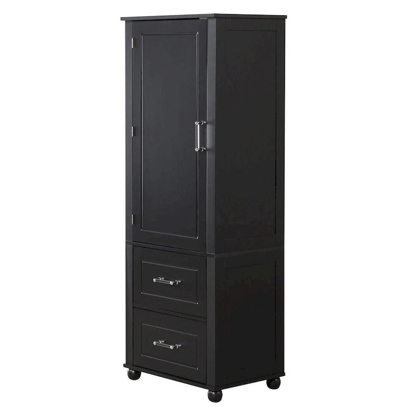 Freestanding Storage Cabinet with Two Drawers
