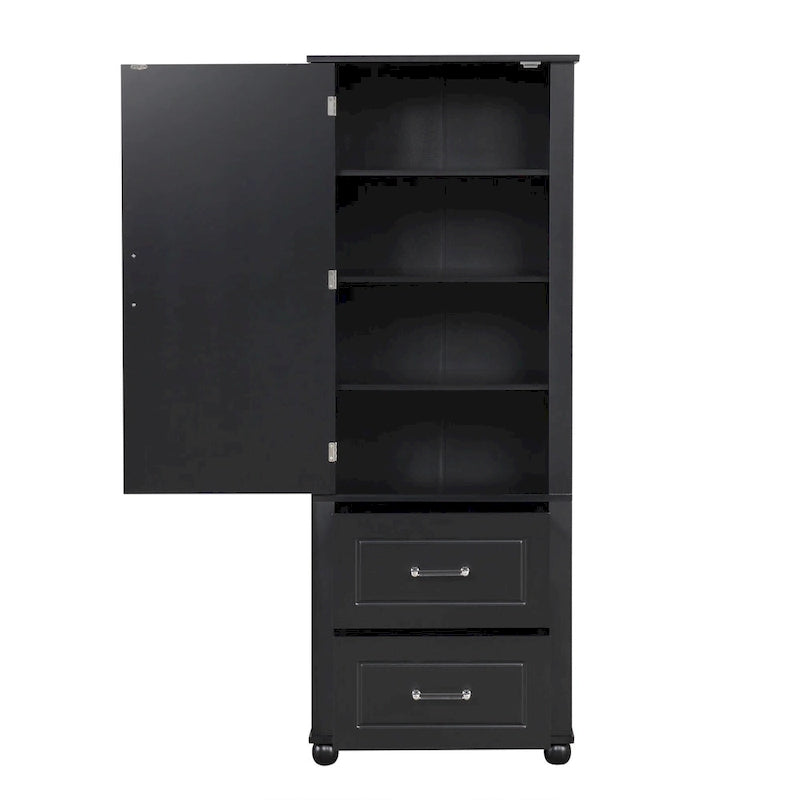 Freestanding Storage Cabinet with Two Drawers