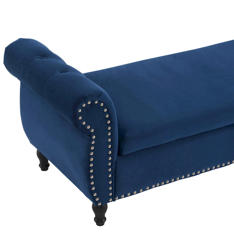 Xanthia Traditional Velvet Multifuntional Storage Ottoman Bench with Pillow by Christopher Knight Home