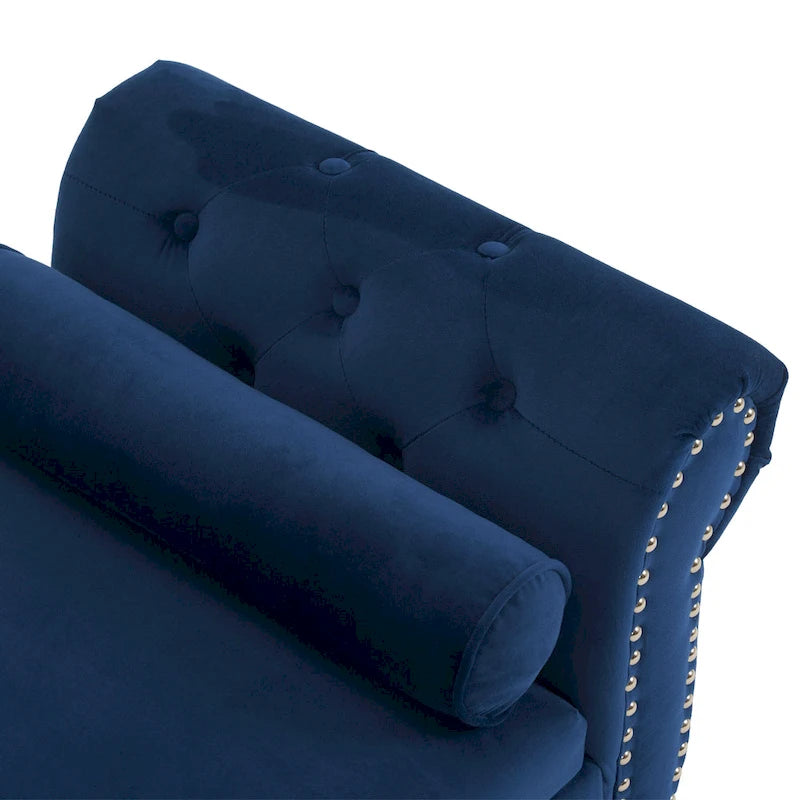 Xanthia Traditional Velvet Multifuntional Storage Ottoman Bench with Pillow by Christopher Knight Home