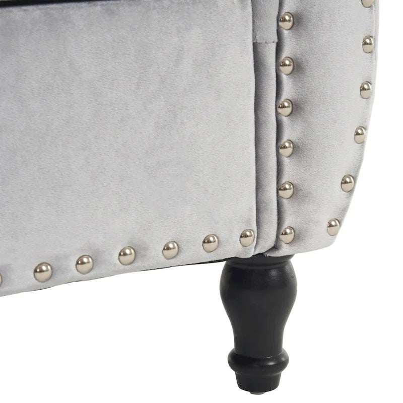 Xanthia Traditional Velvet Multifuntional Storage Ottoman Bench with Pillow by Christopher Knight Home