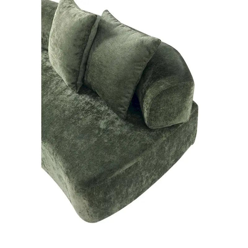 Manhattan Comfort 2 Piece Modern Verandah Chenille Multi Sofa Set
