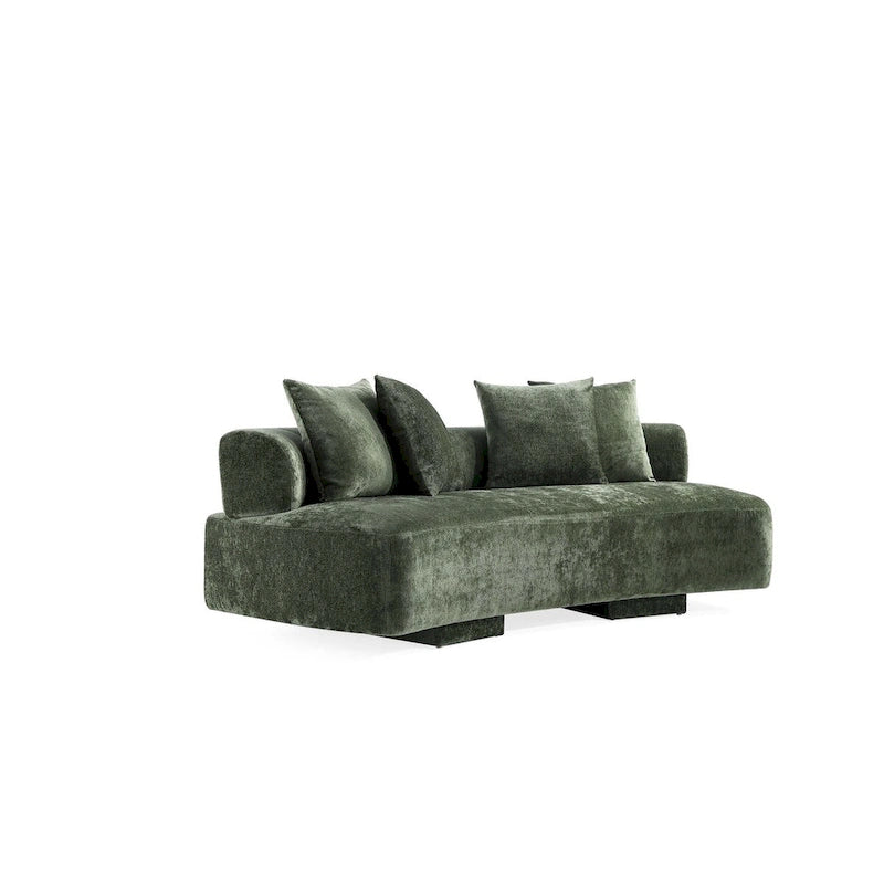 Manhattan Comfort 2 Piece Modern Verandah Chenille Multi Sofa Set